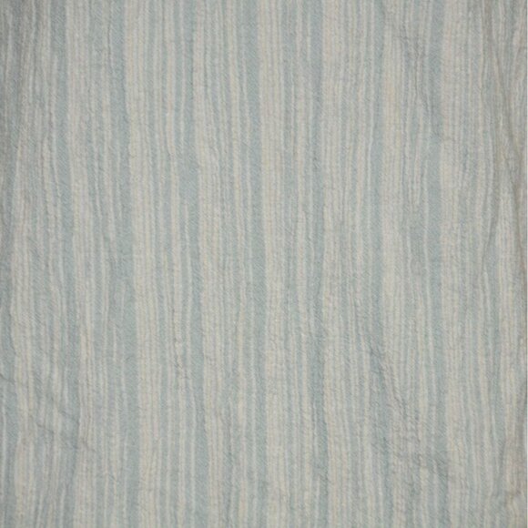 J. Jill Ladies Blue Striped Pullover Blouse XL Embroidered Tassels V-Neck Tunic - Picture 6 of 9